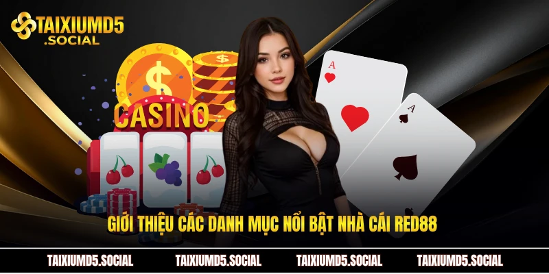 Giới thiệu các danh mục nổi bật Nhà cái Red88 
